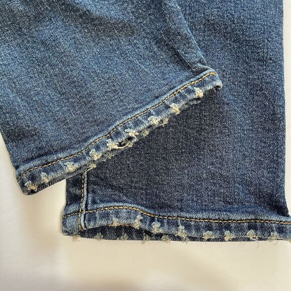 Levi's Wedgie Skinny Jeans Women’s 31 Blue Dark Wash Button Fly High Rise NEW - Picture 7 of 12